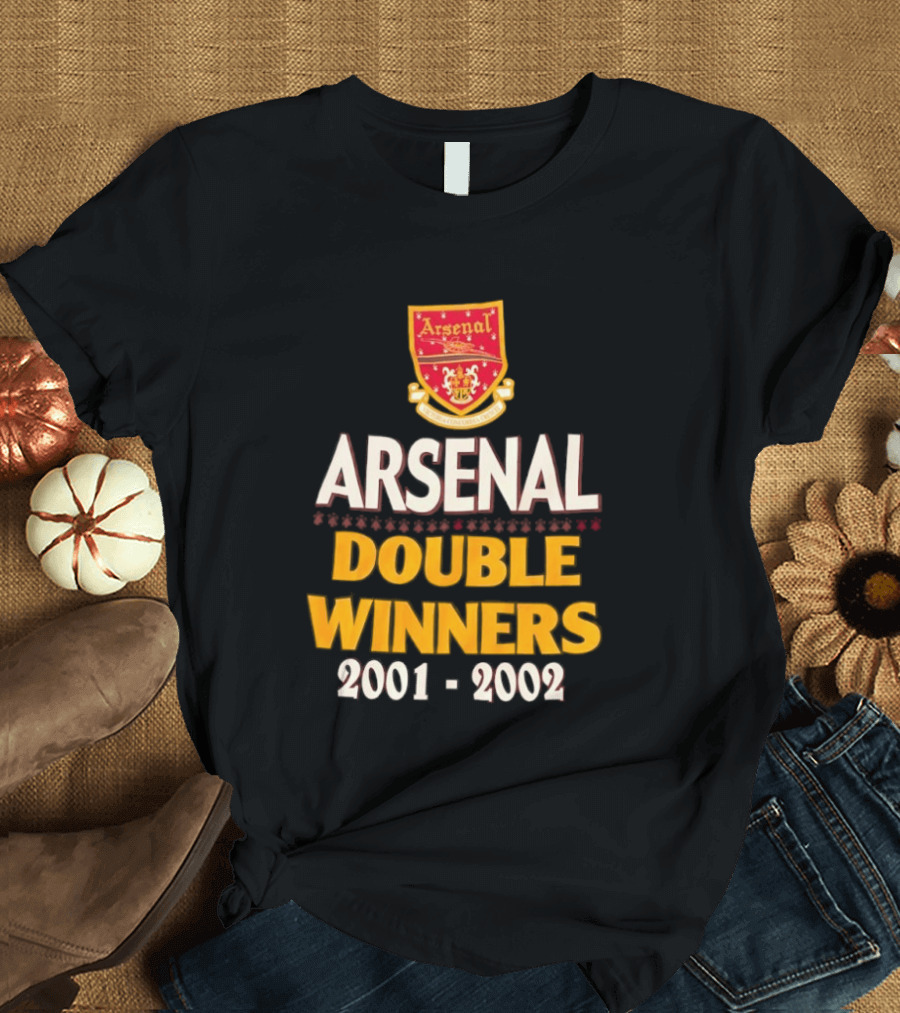 Arsenal Double Winners 2001 2002 T-Shirt