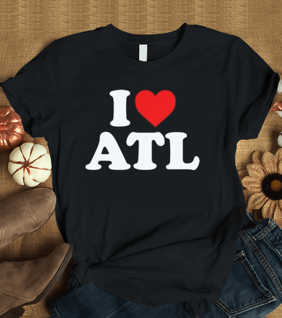 Atlanta Braves I Heart ATL Baseball Team T-Shirt