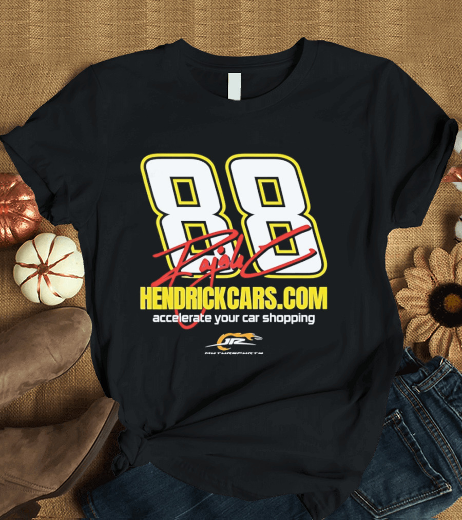 Dale Jr 88 Signature HendrickCarsCom JRM Motorsports NASCAR Accelerate Your Car Shopping T-Shirt