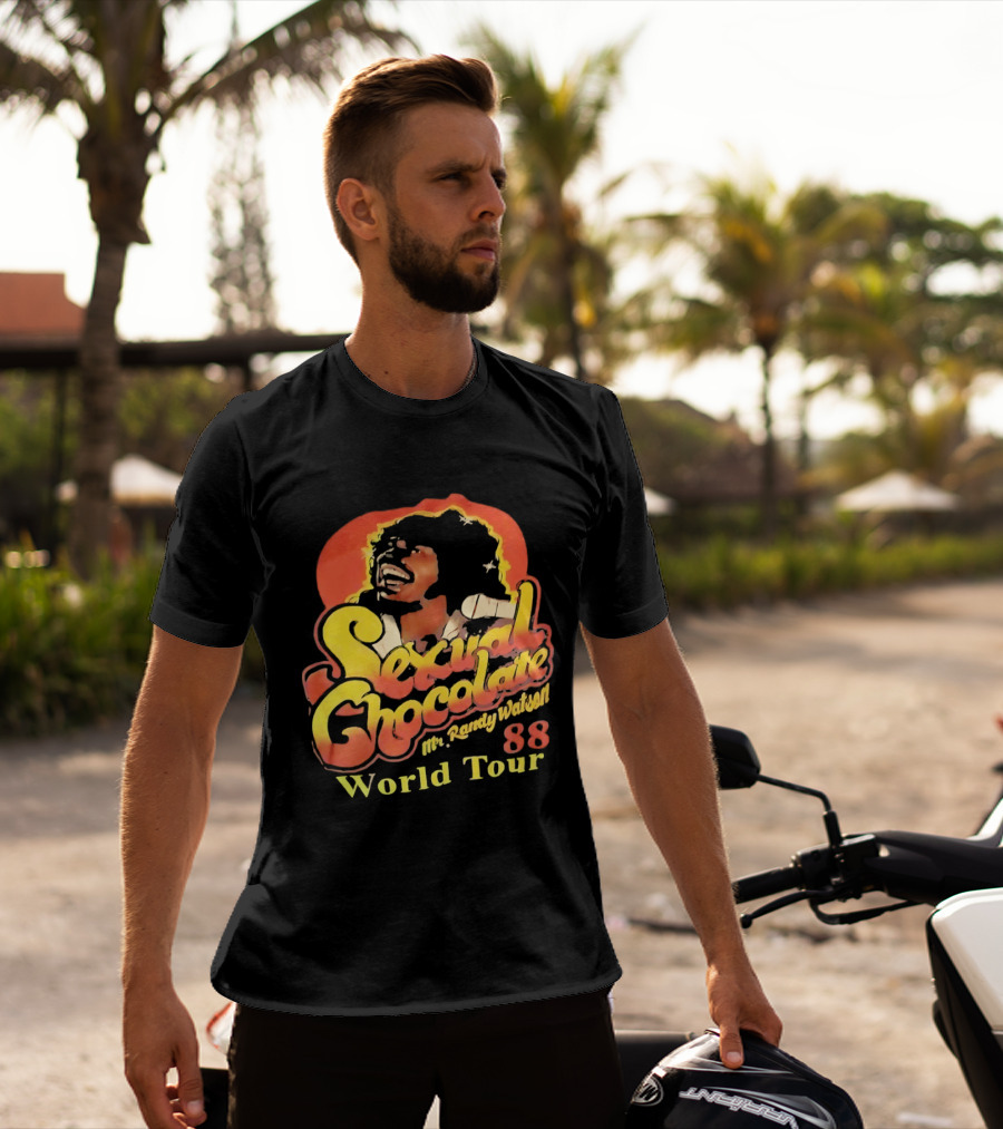 Sexual Chocolate Mr Randy Watson 88 World Tour Eddie Murphy Coming To America T-Shirt