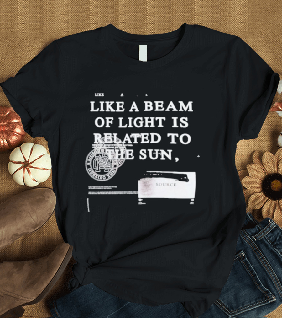 Kyrie Irving Like A Beam Of Light Is Related To The Sun Cosmic Court Vision T-Shirt