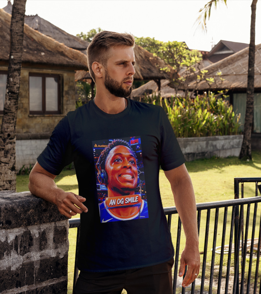 OG Anunoby New York Knicks An OG Smile ESPN NBA Broadcast Experience T-Shirt