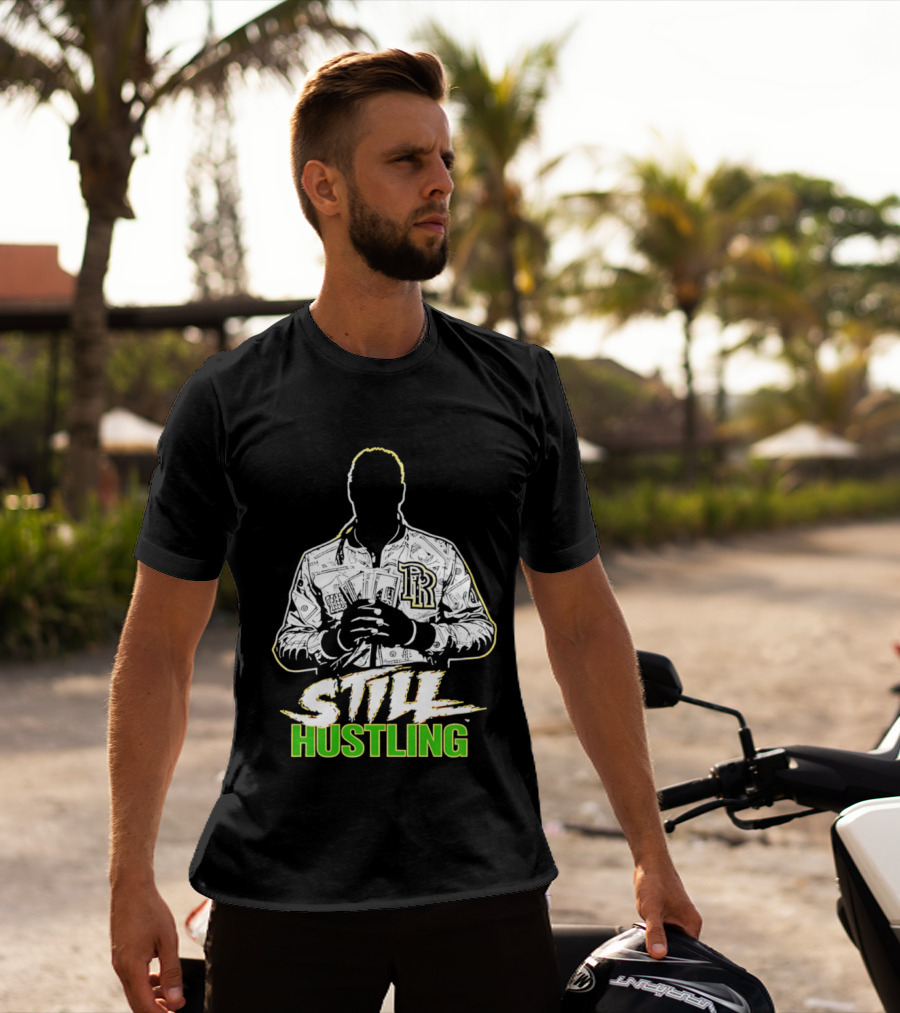 Still Hustling Wrestling LR Jacket T-Shirt