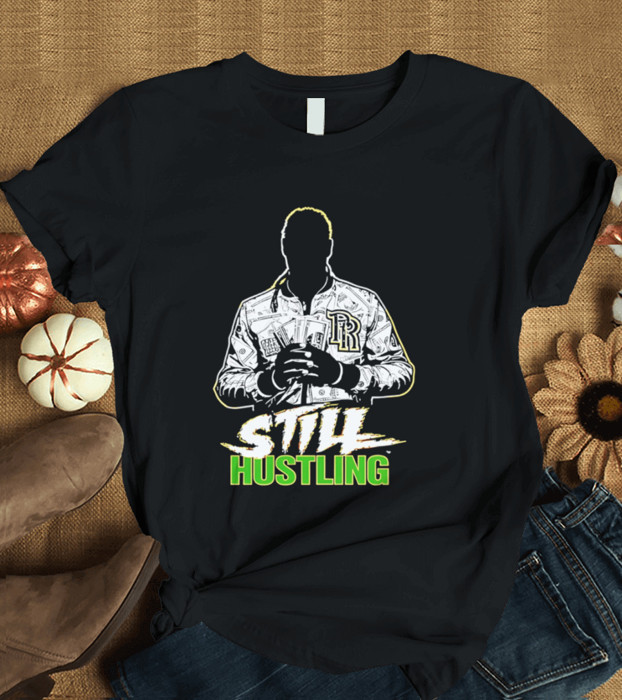Still Hustling Wrestling LR Jacket T-Shirt