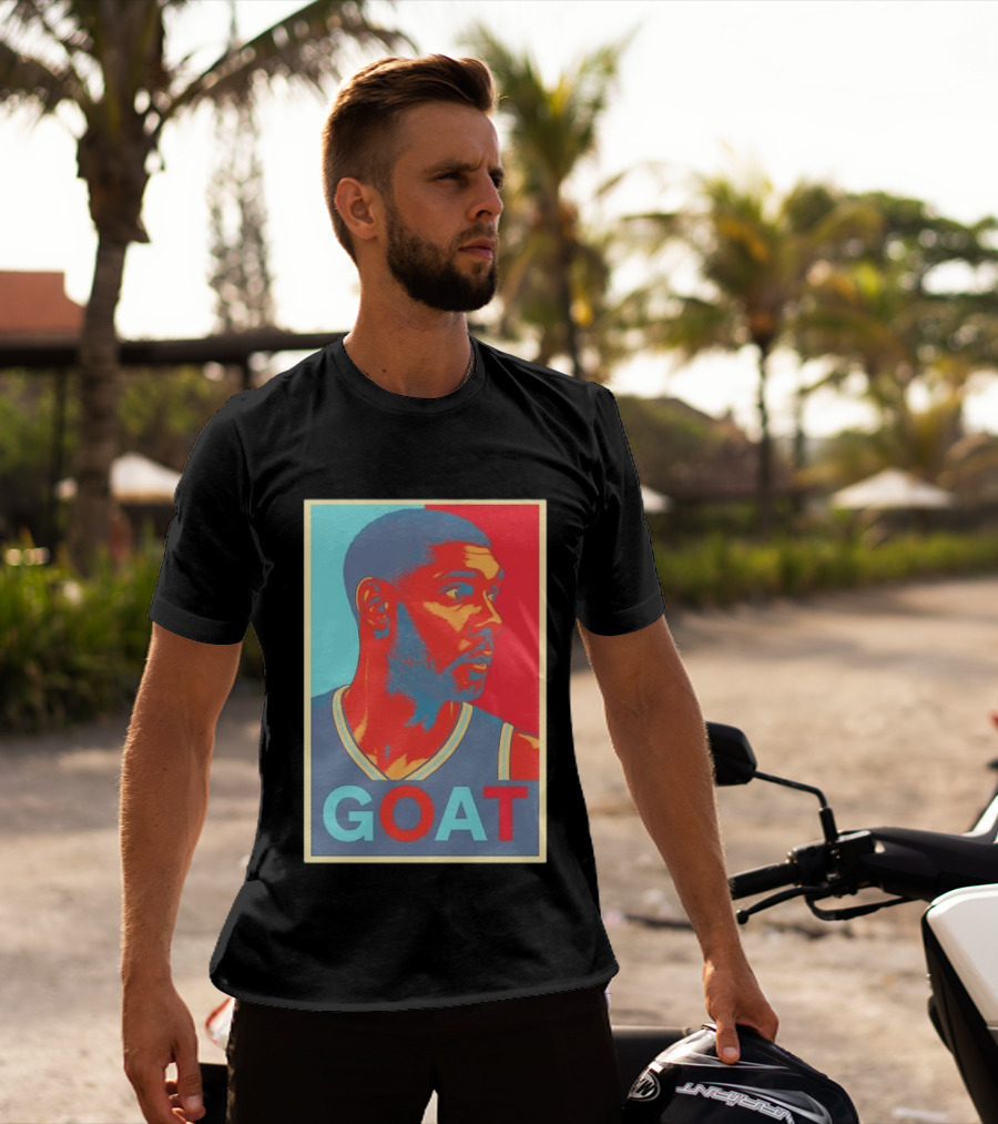 GOAT Tim Duncan San Antonio Spurs T-Shirt