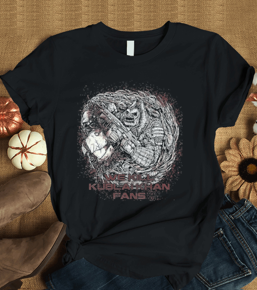 We Kill Kublai Khan Fans Viscera Crown T-Shirt