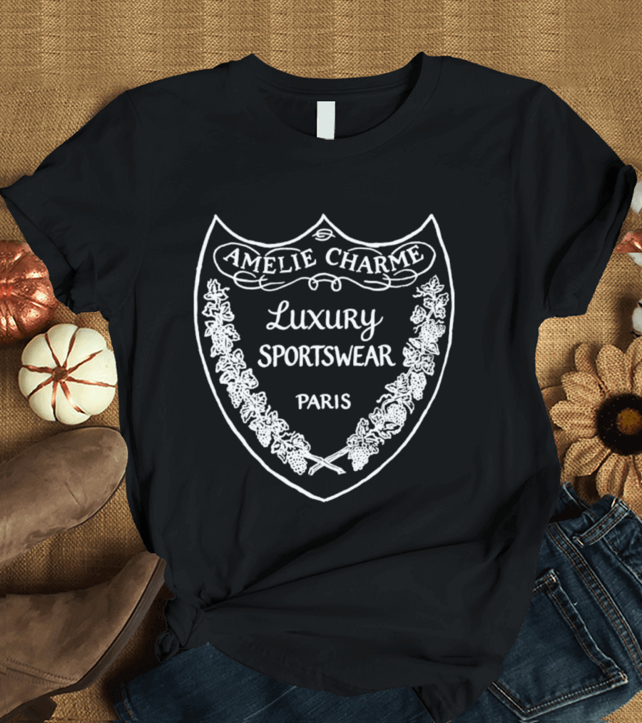 Amelie Charme Luxury Sportswear Paris Elegance T-Shirt