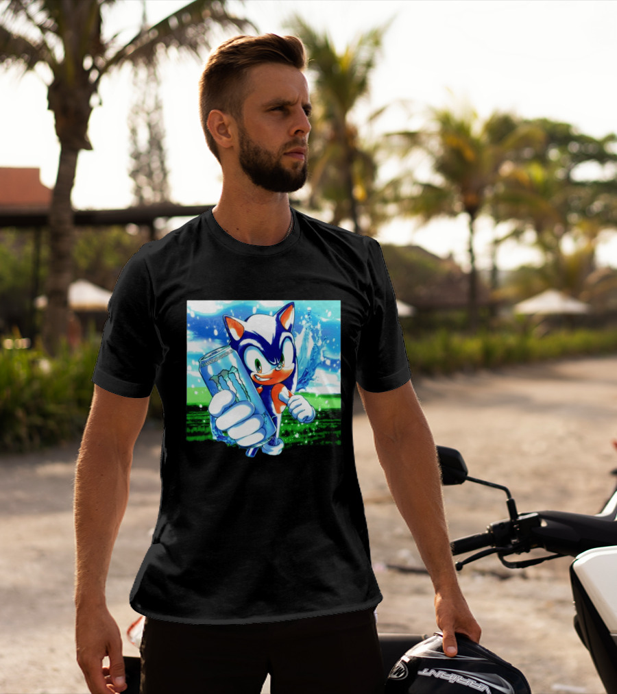 Mamono World Hedgehog Monster Energy T-Shirt