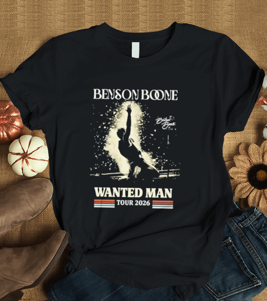 Benson Boone Wanted Man Tour 2026 T-Shirt