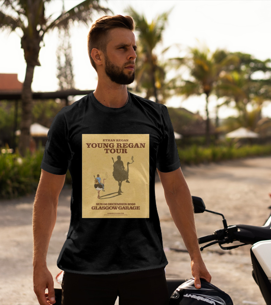 Ethan Regan Young Regan Tour December 2026 Glasgow Garage T-Shirt
