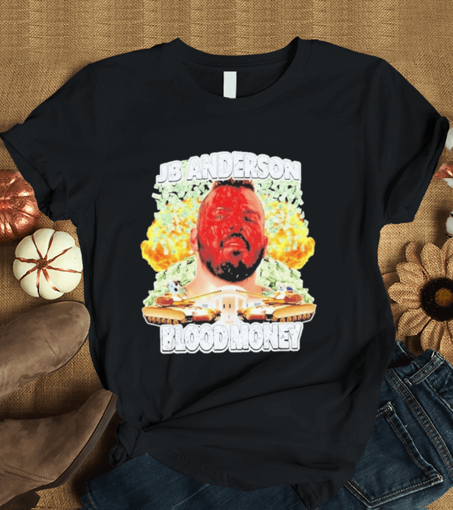JB Anderson Bloodmoney 90s Bootleg Explosion Cash Tanks T-Shirt