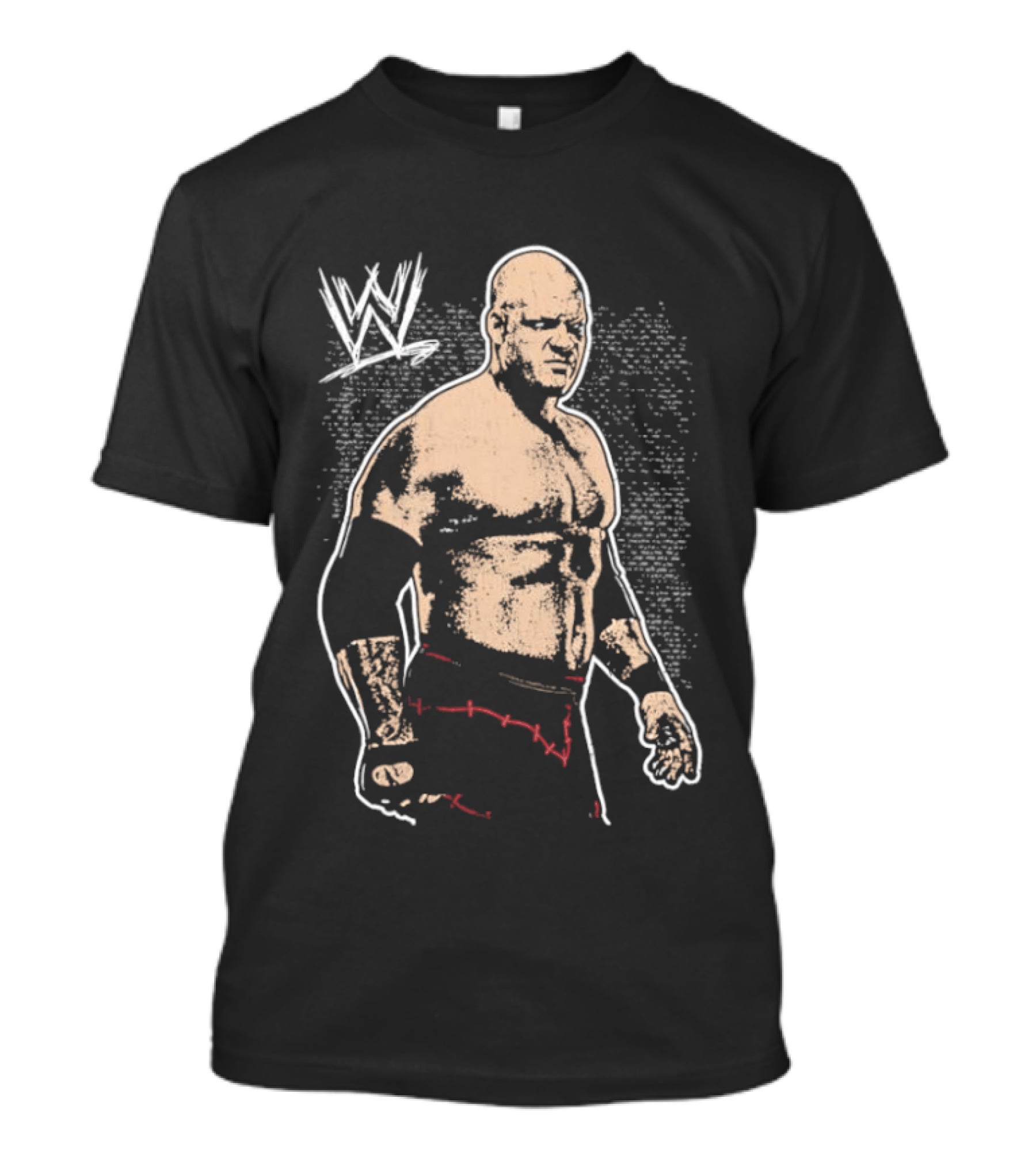 Kane WWE Wrestling Stitched Men's WWE Iconic Fighter T-Shirt