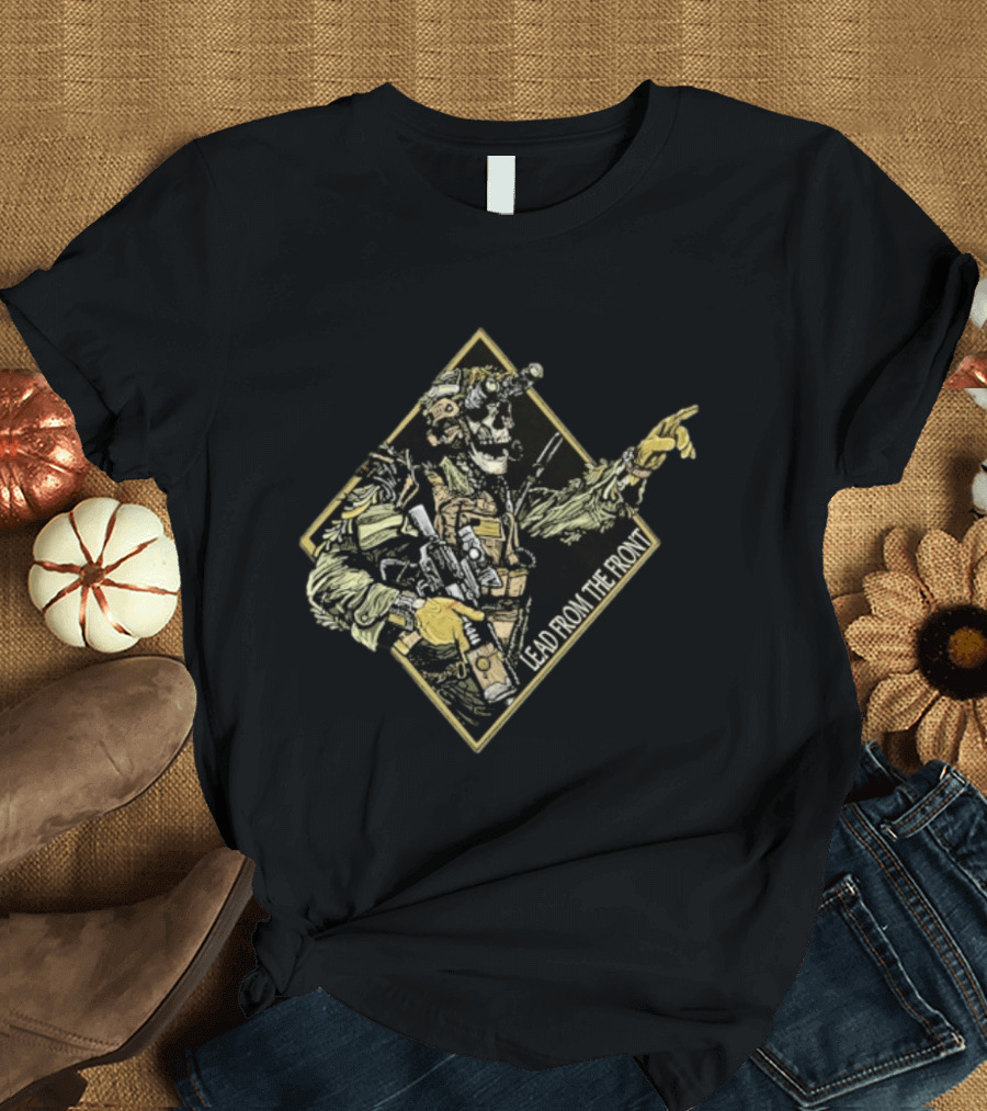 Lead From The Front Tactical Warrior Skeleton T-Shirt