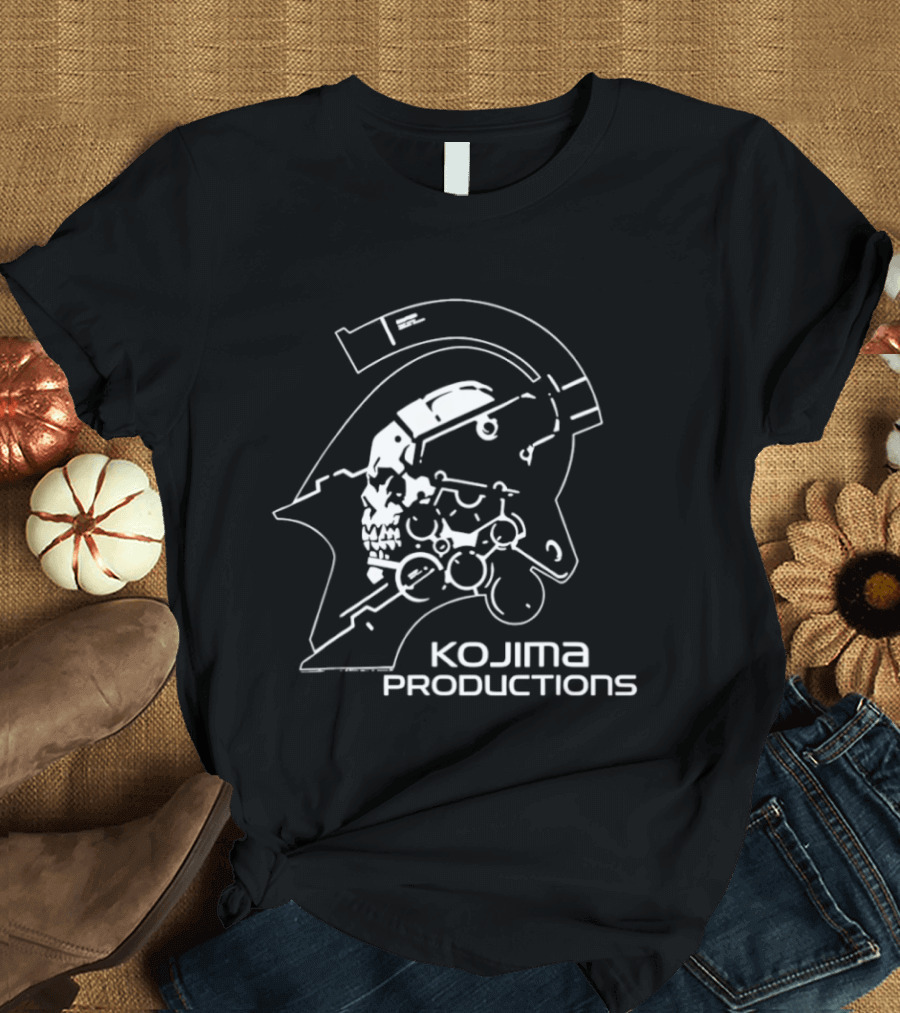 Kojima Productions Ludens Skull Helmet Mecha Cyborg Death Stranding Hideo Kojima T-Shirt