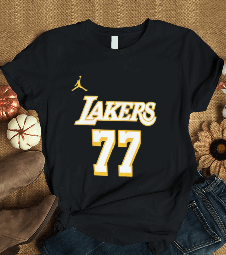 Luka Doncic Lakers 77 Jordan T-Shirt