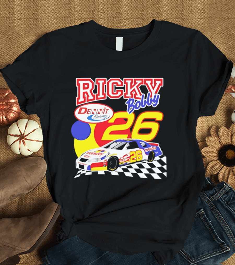 Ricky Bobby Dennit Racing 26 Wonder Talladega Nights Car T-Shirt