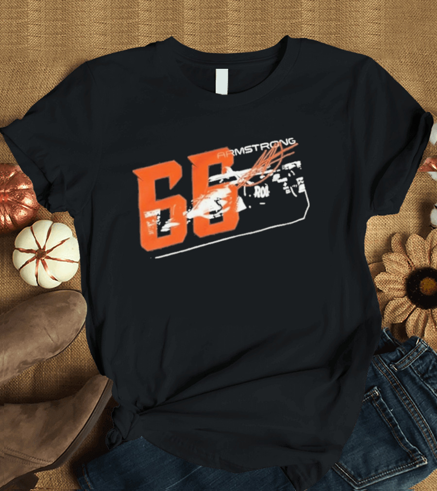 Armstrong 66 Racing Number With Dynamic Speed Lines T-Shirt