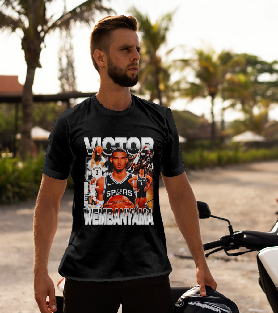 Victor Wembanyama Spurs Phenom Basketball Player T-Shirt