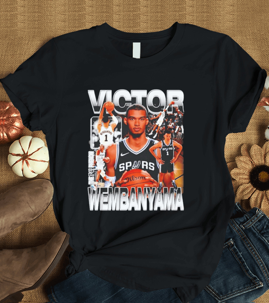 Victor Wembanyama Spurs Phenom Basketball Player T-Shirt
