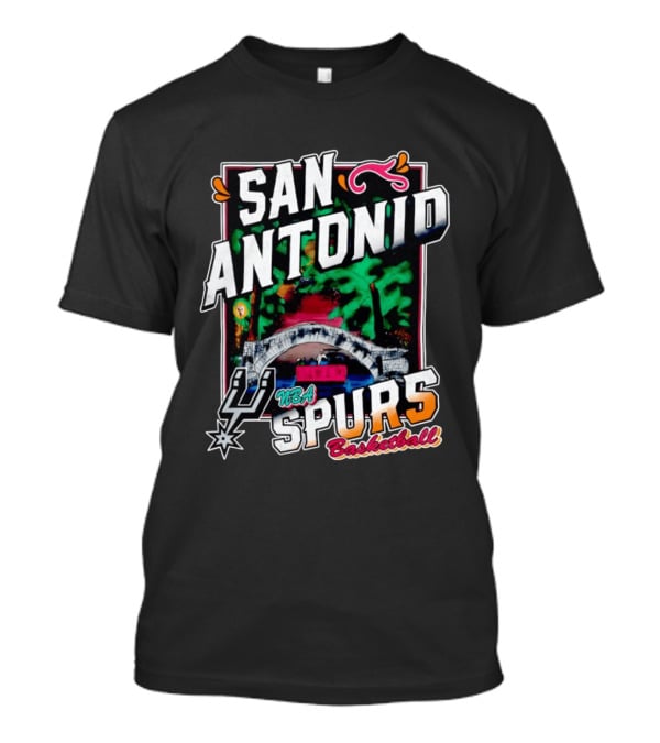 San Antonio Spurs River Walk NBA Basketball T-Shirt