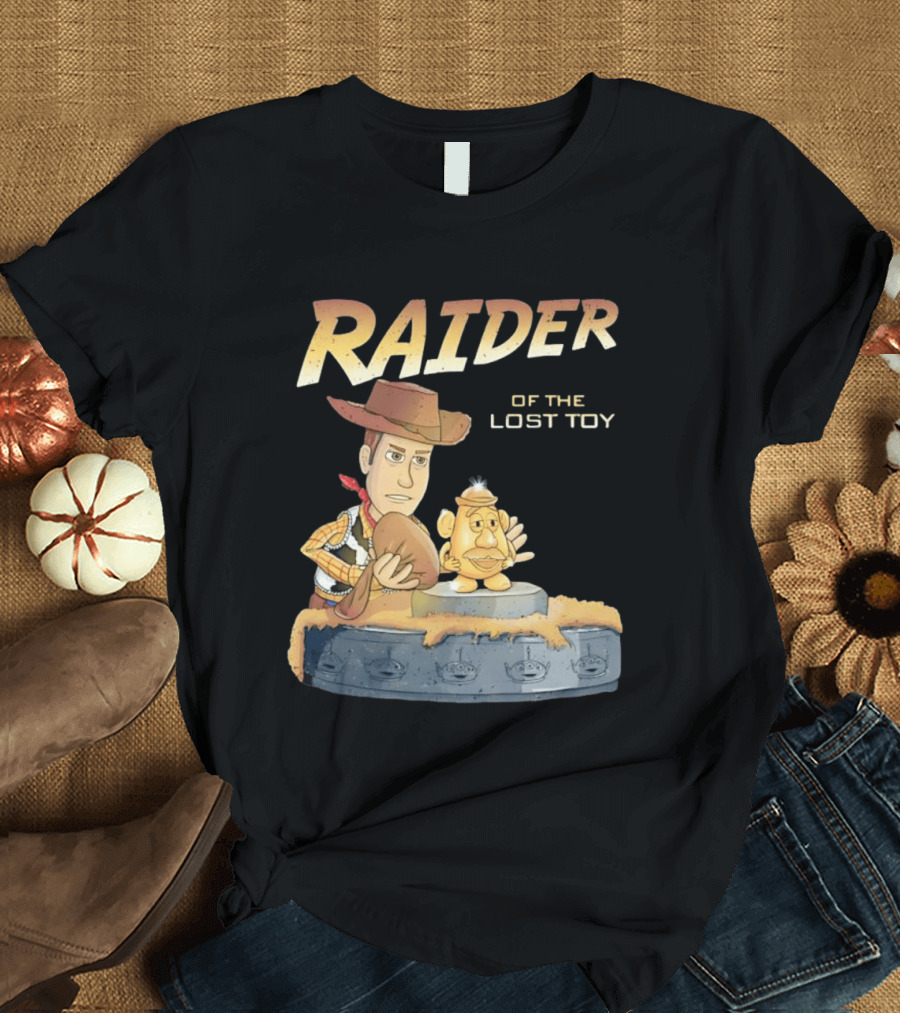 Raiders Toy Story Woody Mr Potato Head Lost Toy T-Shirt