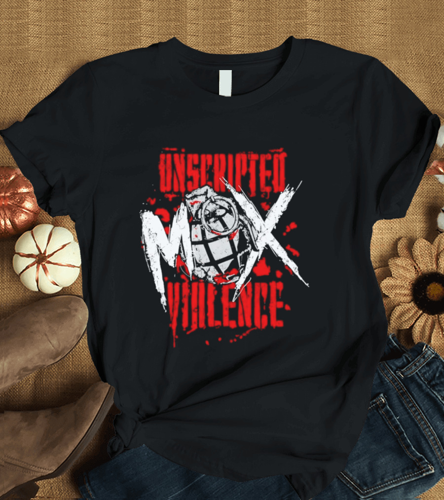 AEW Unscripted Violence Mox Grenade T-Shirt