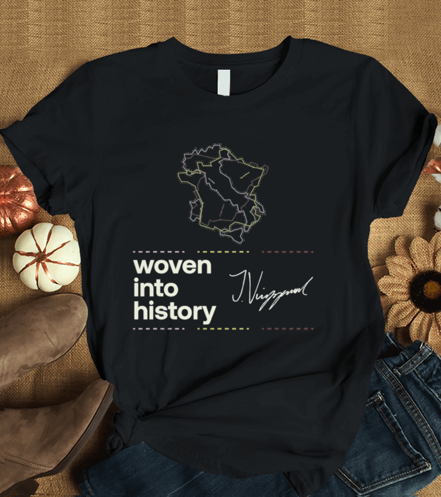 Giro D'Italia Tour De France La Vuelta A Espana Woven Into History Nibali T-Shirt