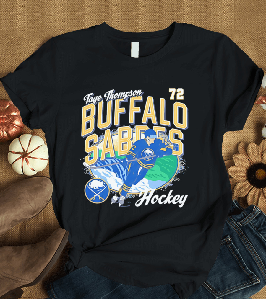 Tage Thompson 72 Buffalo Sabres Hockey Player T-Shirt