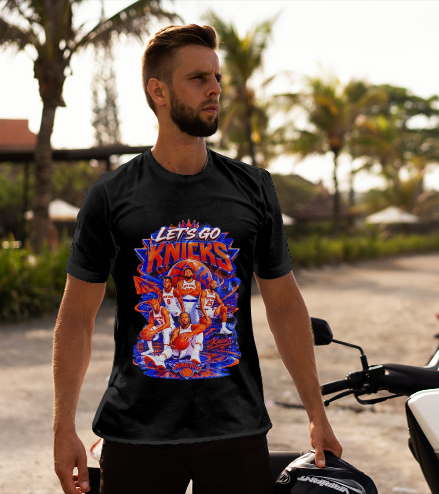 Jalen Brunson New York Knicks Let's Go 2026 NBA Basketball Players T-Shirt