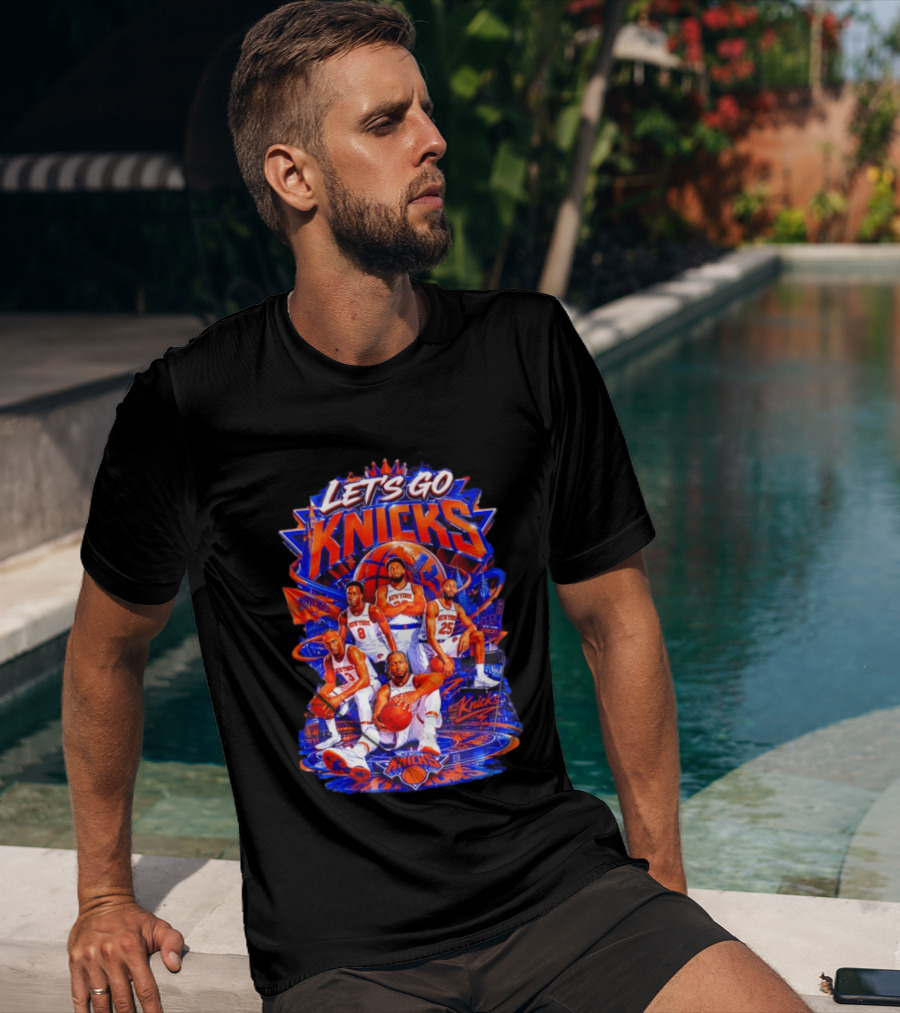 Jalen Brunson New York Knicks Let's Go 2026 NBA Basketball Players T-Shirt