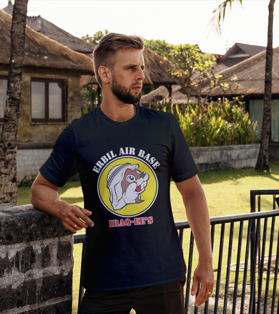 Erbil Air Base Iraq Eef's Cartoon T-Shirt