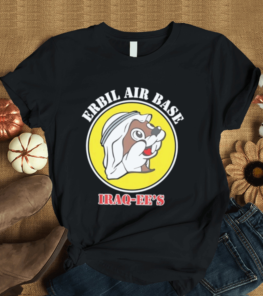 Erbil Air Base Iraq Eef's Cartoon T-Shirt
