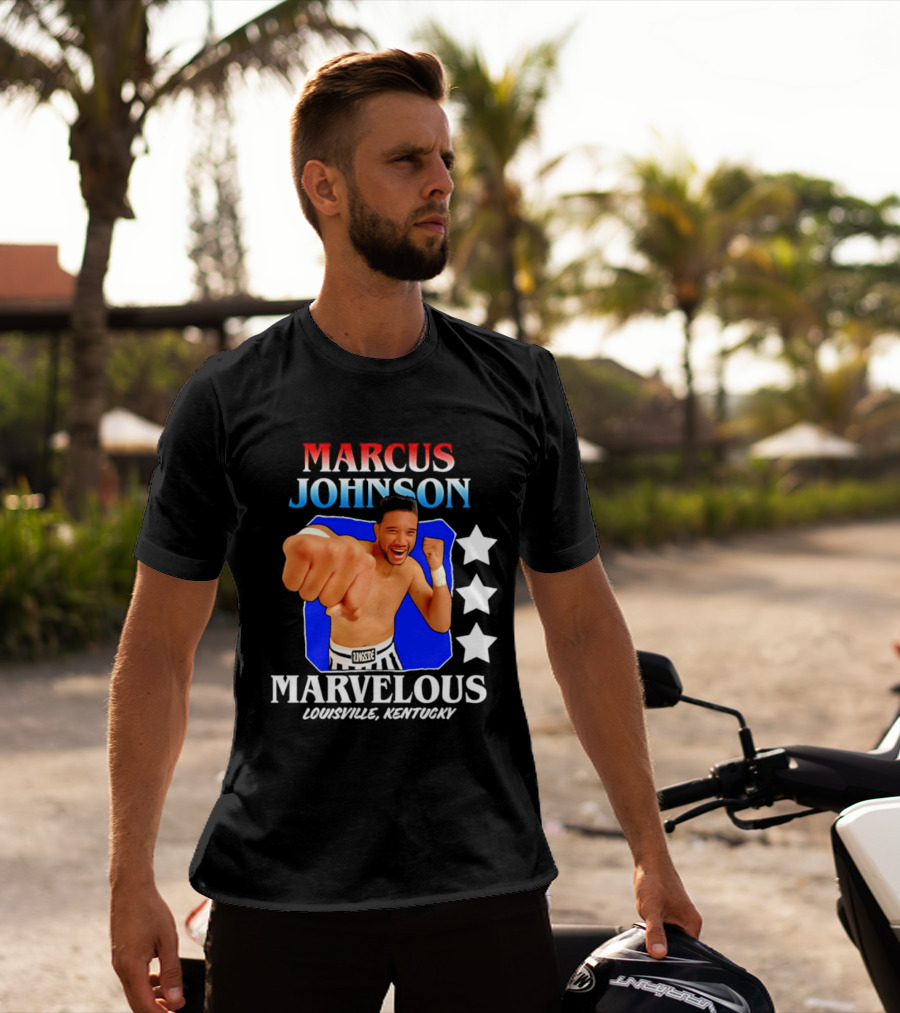 Marcus Johnson Marvelous Boxer Louisville Kentucky T-Shirt