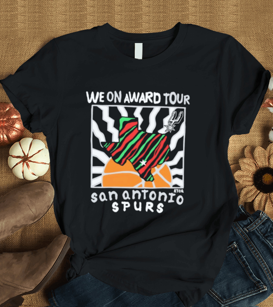 San Antonio Spurs We On Award Tour A Tribe Called Quest Basketball Texas T-Shirt