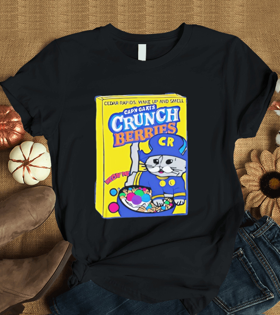 Cedar Rapids Wake Up And Smell Capn Oats Crunch Berries T-Shirt
