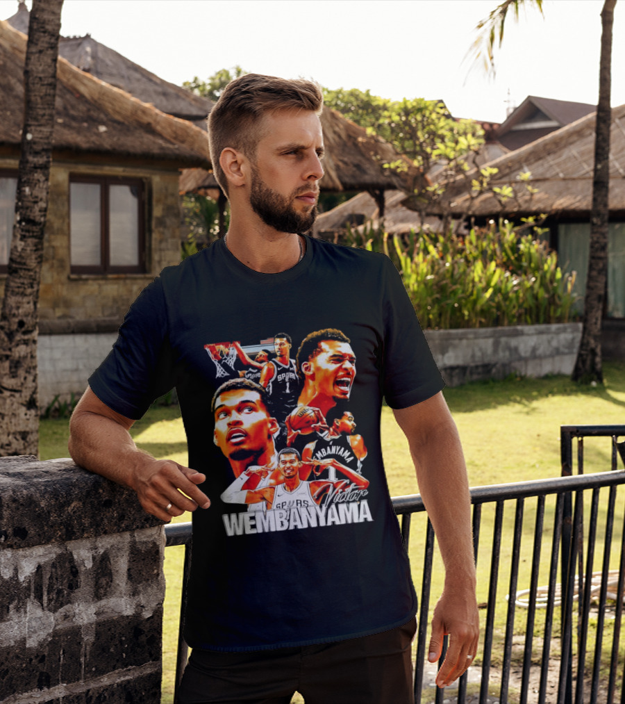 Victor Wembanyama Spurs Basketball Hero Collection T-Shirt