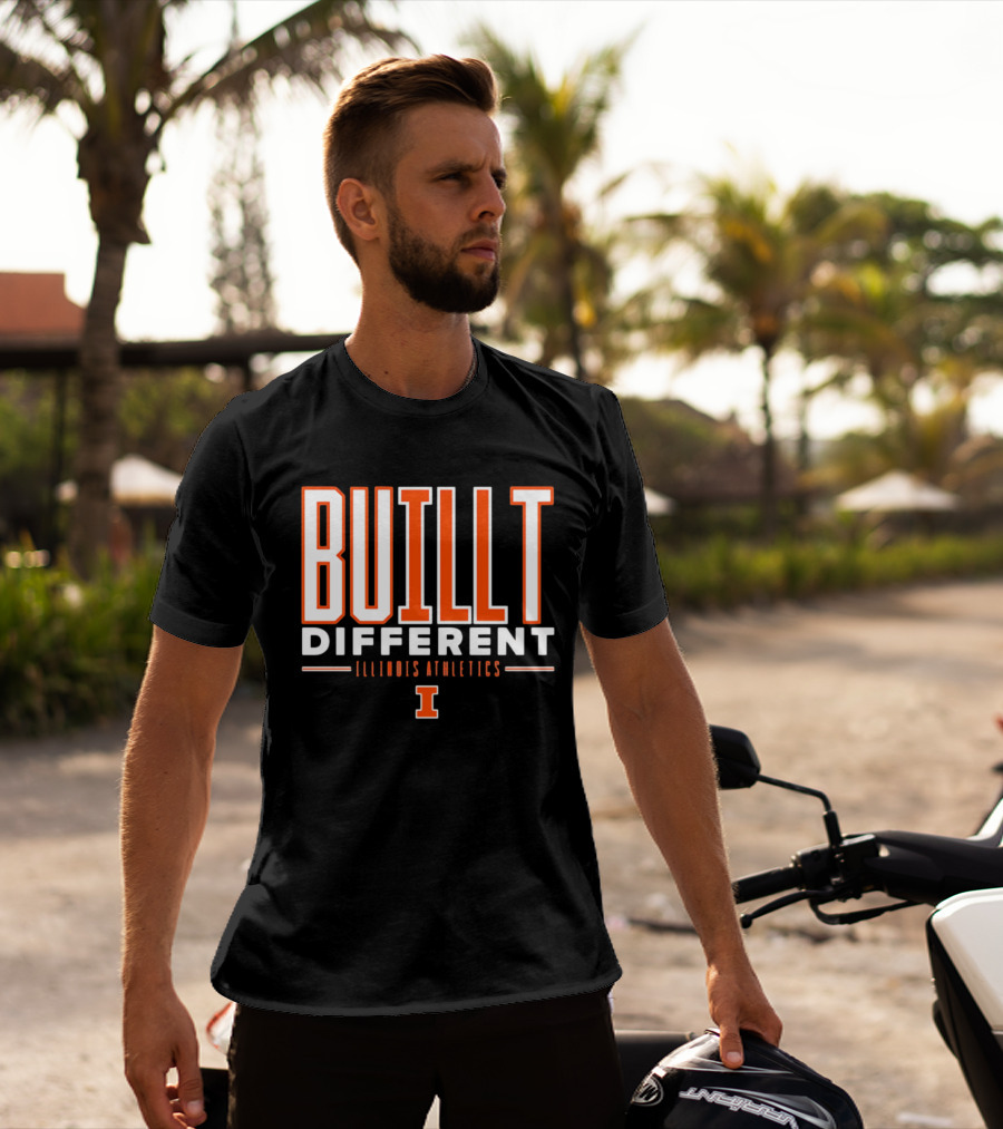 BuILLt Different Illinois Athletics I T-Shirt