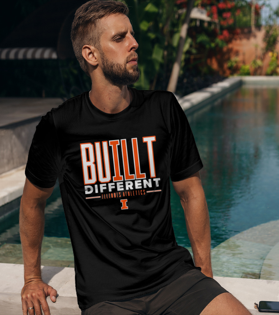 BuILLt Different Illinois Athletics I T-Shirt