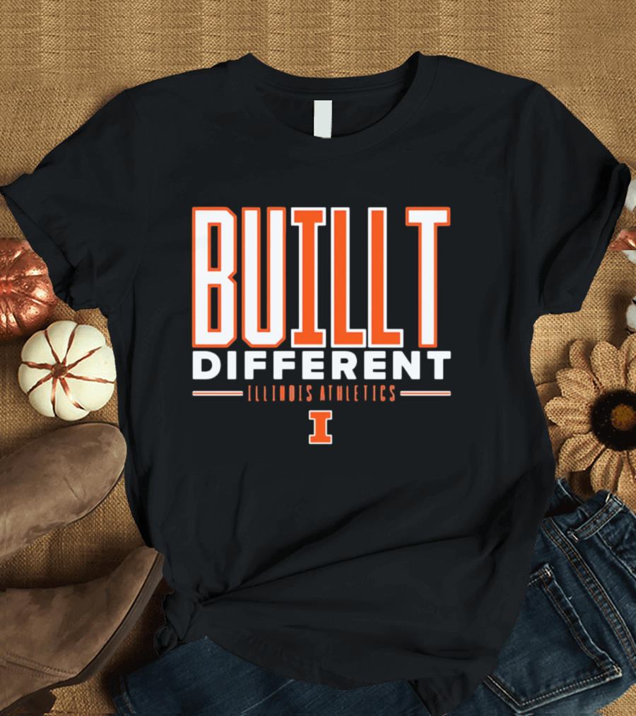 BuILLt Different Illinois Athletics I T-Shirt
