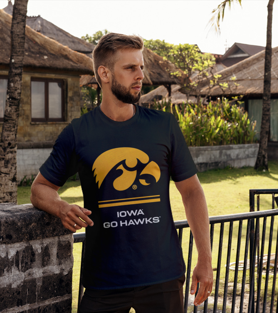 Iowa Hawkeyes Go Hawks T-Shirt