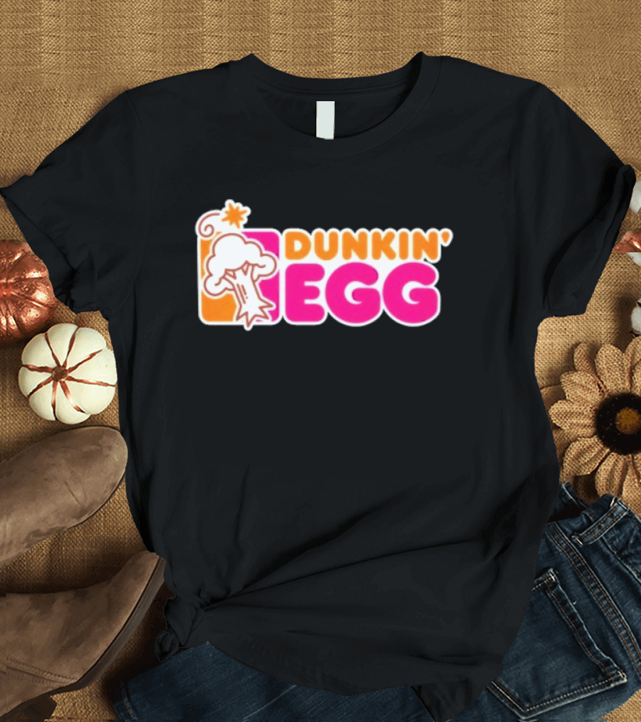 Dunkin' Egg Dunkin' Donuts Tree Explosion T-Shirt