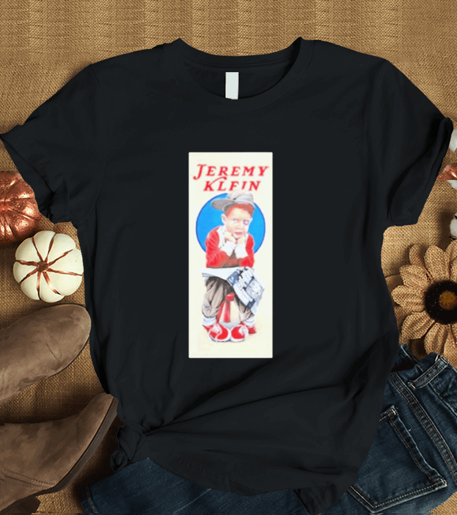 Jeremy Klein World Industries Kid Sitting On Stool T-Shirt