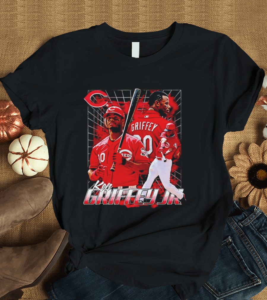 Ken Griffey Jr Cincinnati Reds Baseball Player 30 Reds Griffey T-Shirt