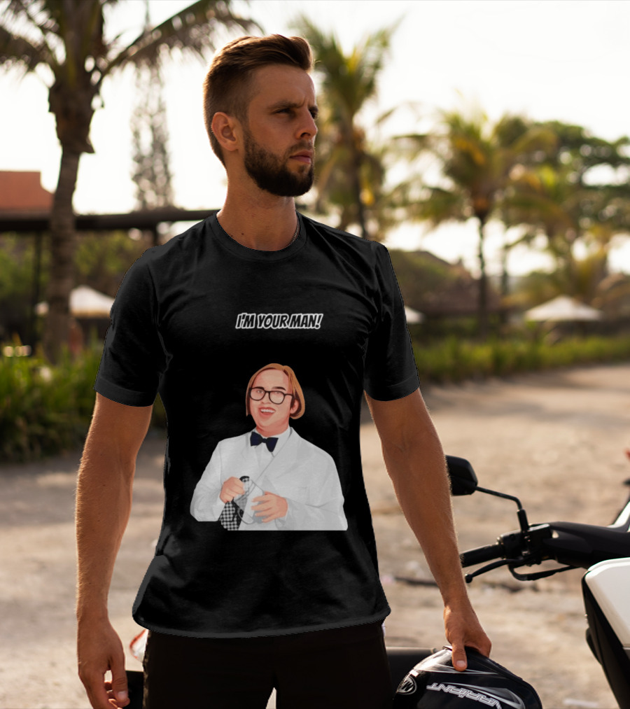 Max And Paddy I Am Your Man Bow Tie White Jacket T-Shirt