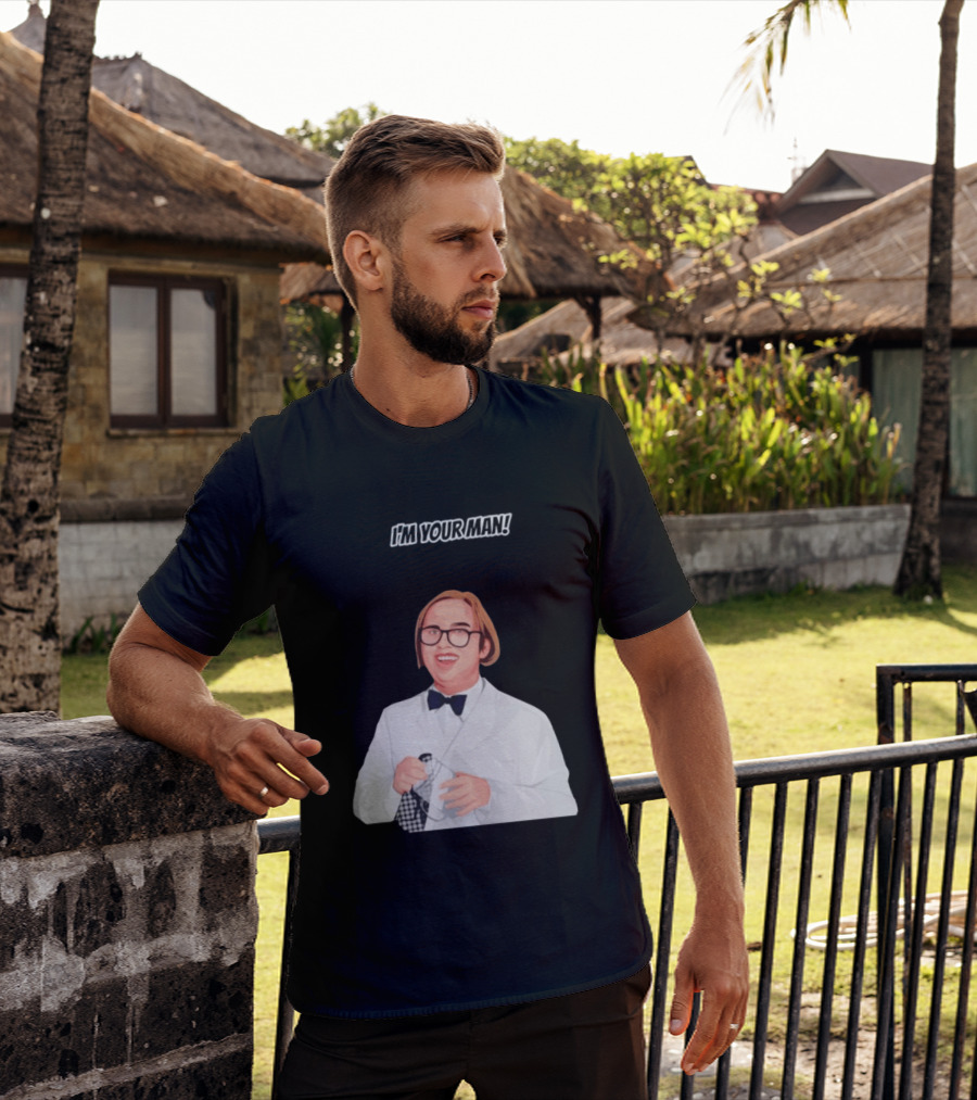 Max And Paddy I Am Your Man Bow Tie White Jacket T-Shirt