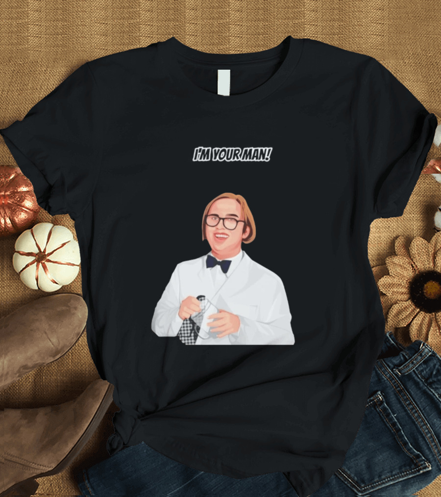 Max And Paddy I Am Your Man Bow Tie White Jacket T-Shirt