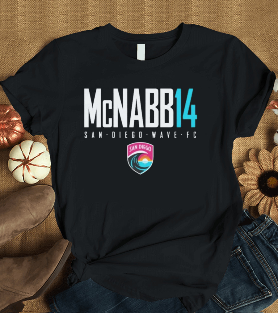 San Diego Wave FC McNabb 14 Team T-Shirt