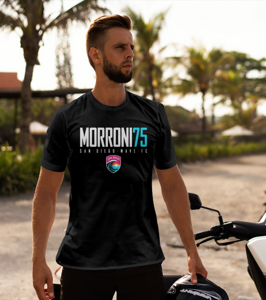 San Diego Wave FC Morroni 75 Soccer Team T-Shirt