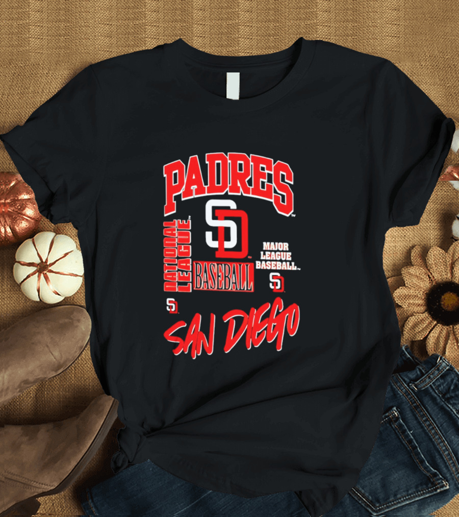 Padres San Diego SD National League Major League Baseball T-Shirt