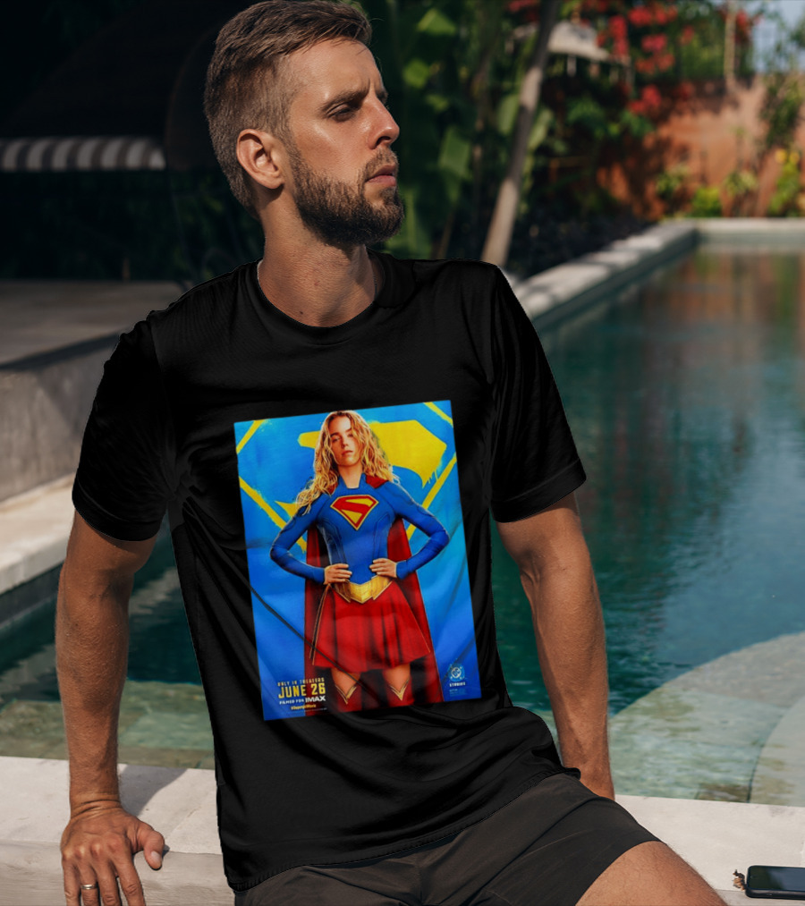 DC Studios Supergirl Movie June 26 Theaters Imax T-Shirt